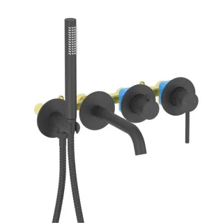 Смеситель для ванны Aquatek Европа AQ1344MB черный